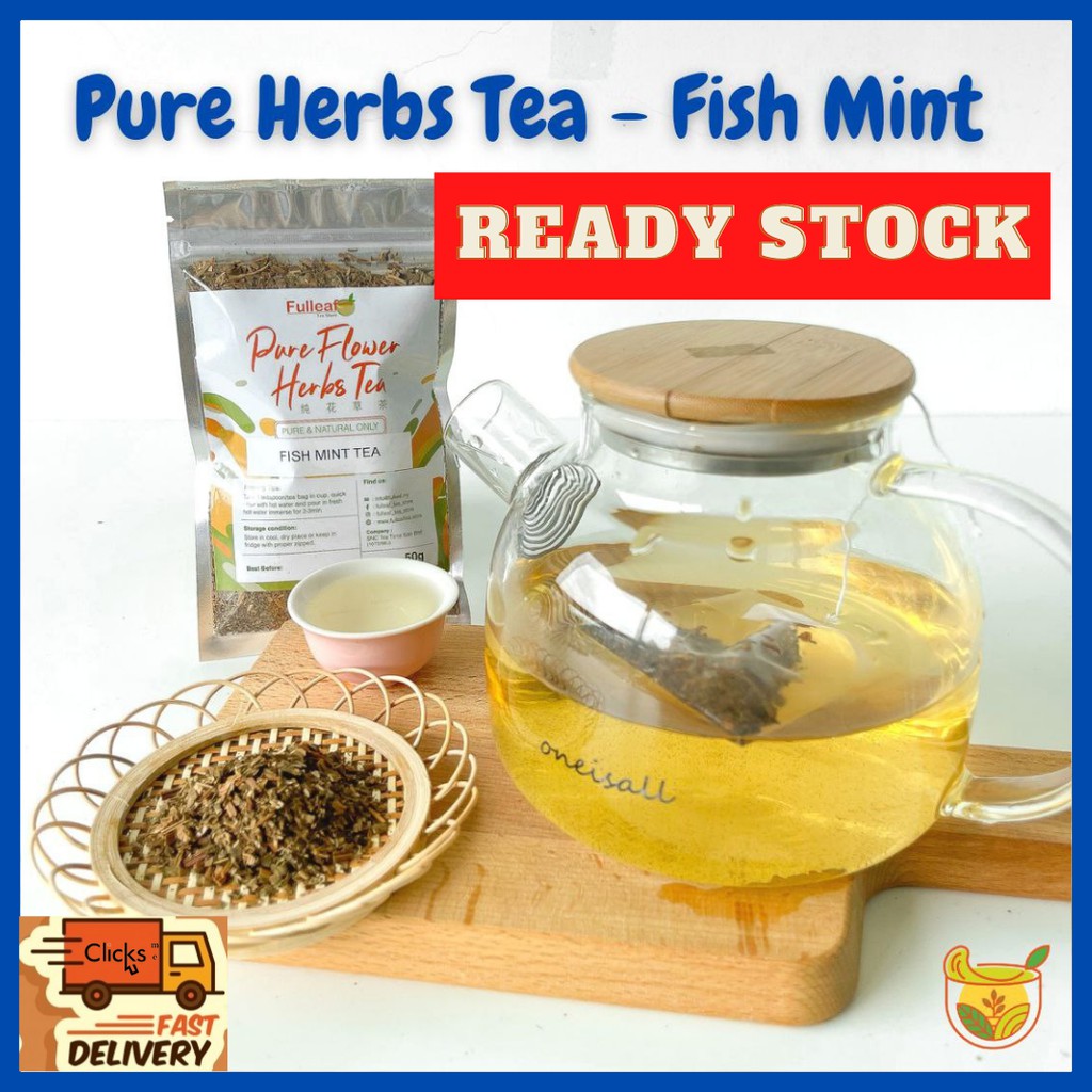 READY STOCK PURE FISH MINT TEA 50G (Loose) ORIGINAL FROM JAPAN PURE ...