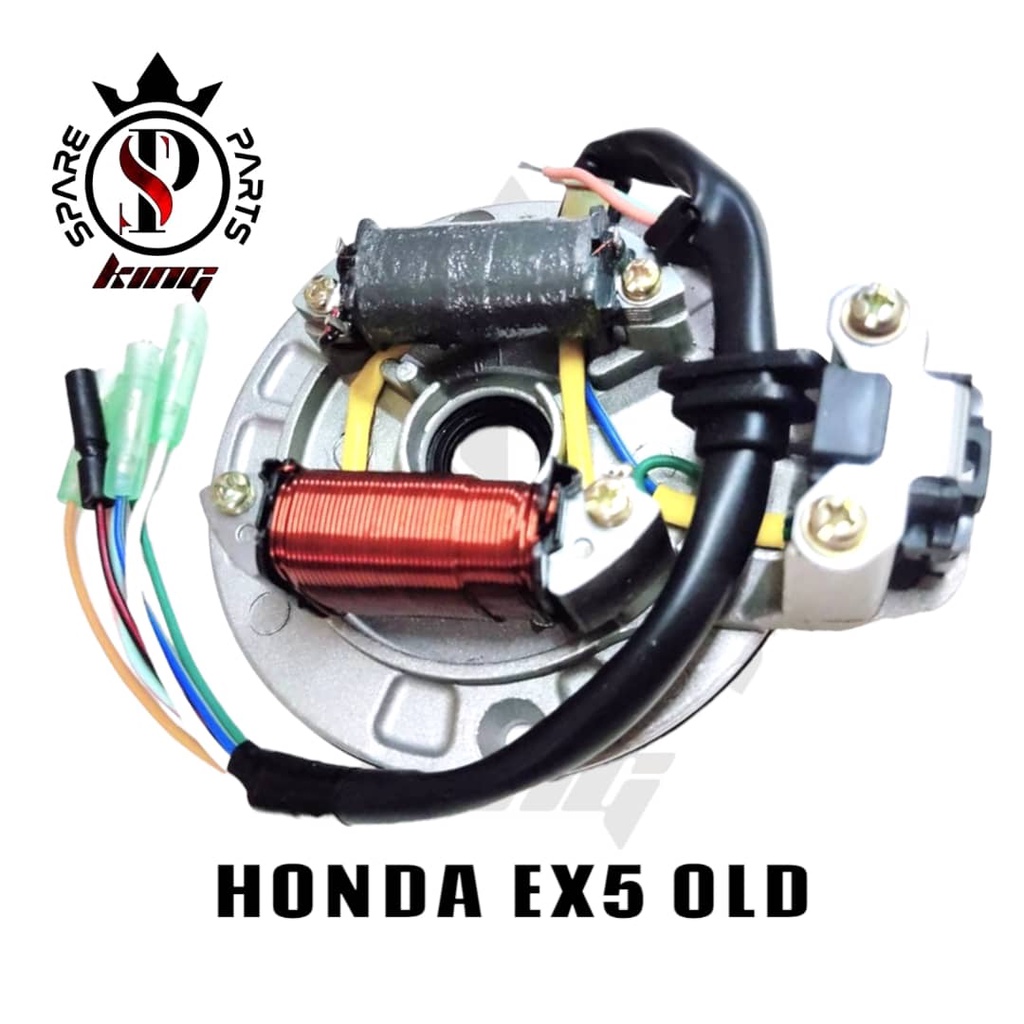 HONDA EX5 OLD FUEL COIL ASSY STARTER COIL EX5 OLD STATOR COIL ASSY ...
