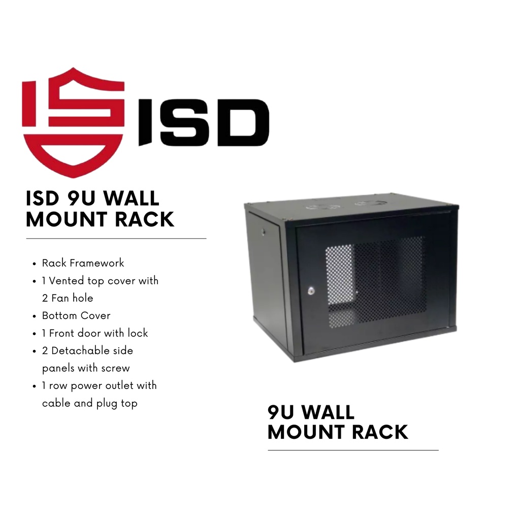 Server Rack 9U Wall Mount | Shopee Malaysia