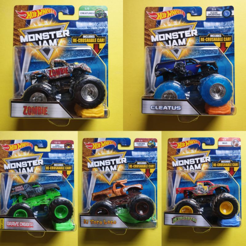 Monster jam hot wheels 2018 online