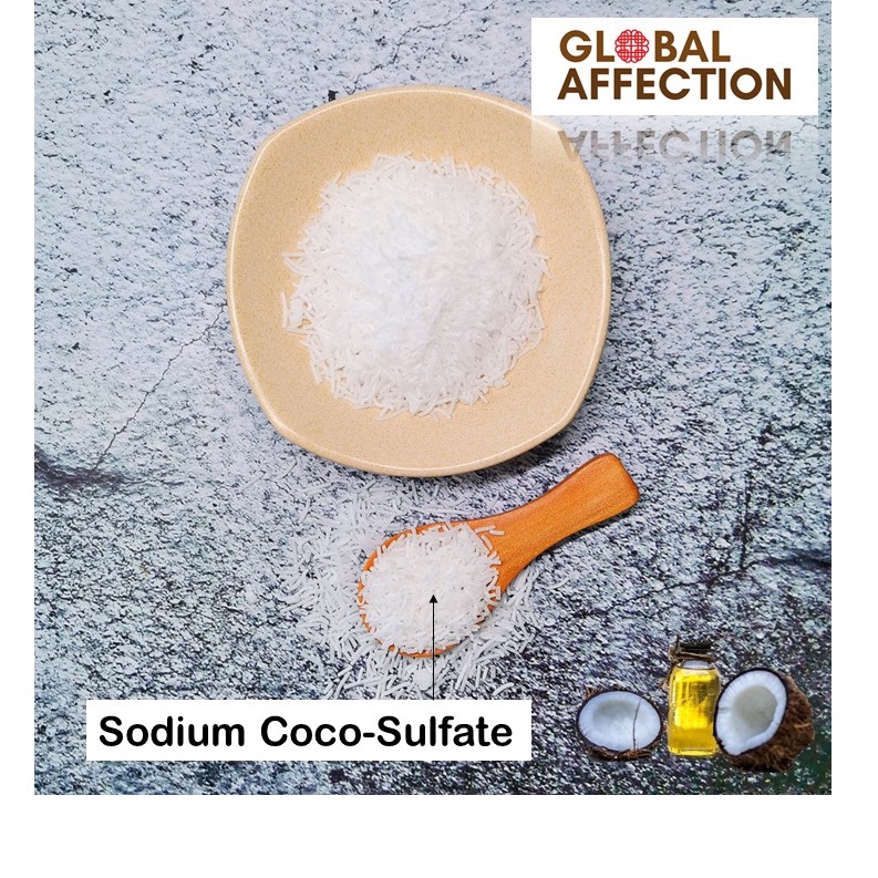 Sodium CocoSulfate (SCS) 50g/100g/500g 100 Natural Anionic surfactant Global Affection