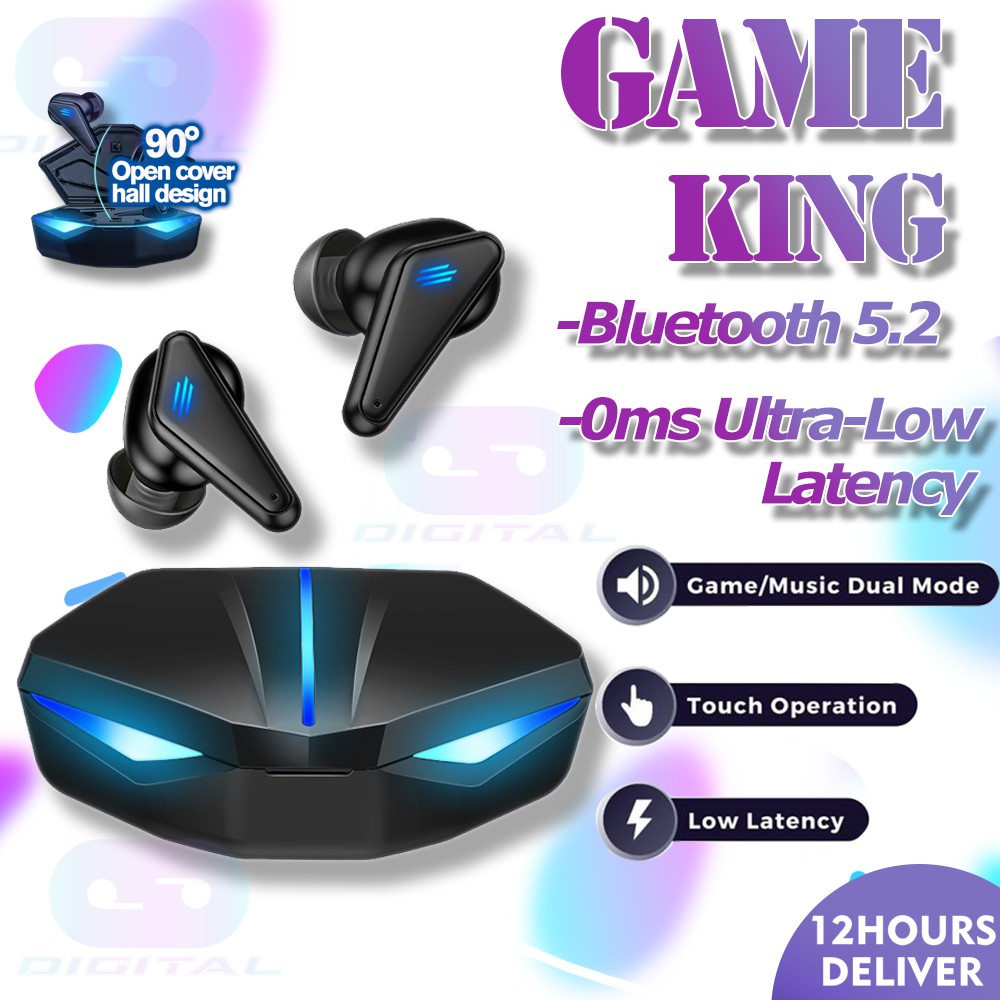 K55 Wireless Earphone Bluetooth Gaming Earbuds With Mic Dual Mode Noise