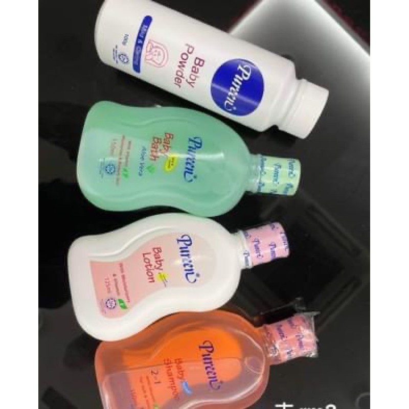 Pureen baby set (body bath +lotion +wet tissue) Shopee Malaysia