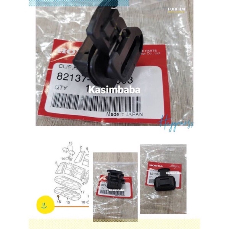 Honda Accord SDA Civic FD rear clip seat Genuine | Shopee Malaysia