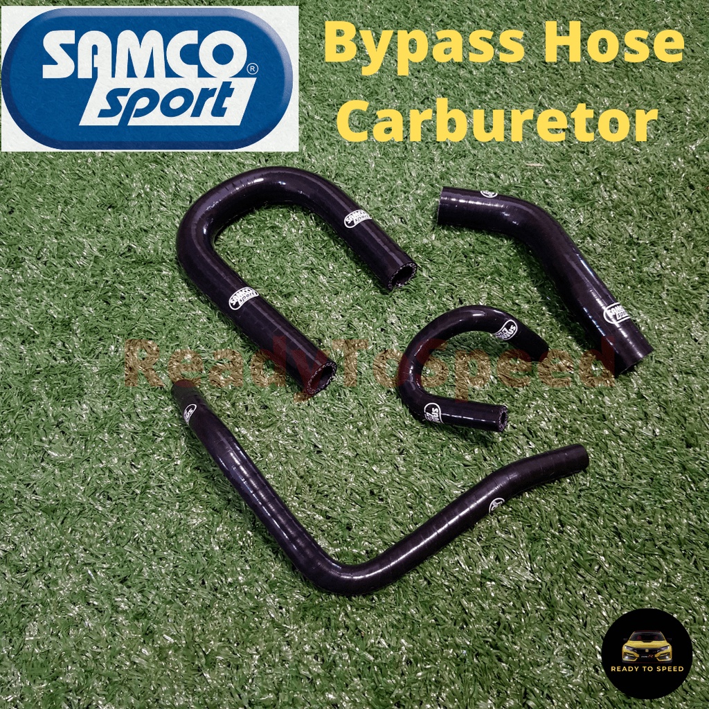 SAMCO Bypass Hose Kit Proton Saga Iswara Wira 4G15 12V Carburetor 4pcs