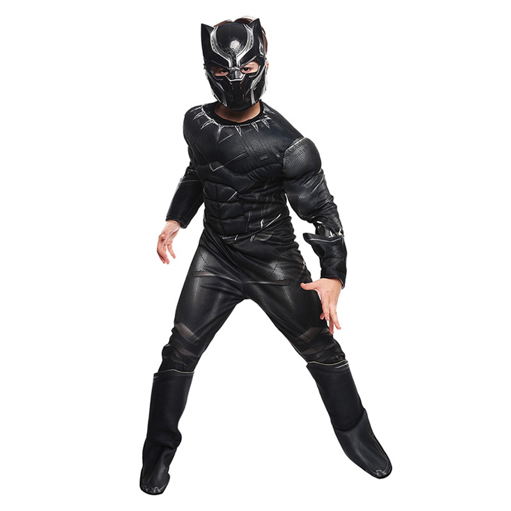 Black Panther children's muscle costume Array Shopee Malaysia — free download