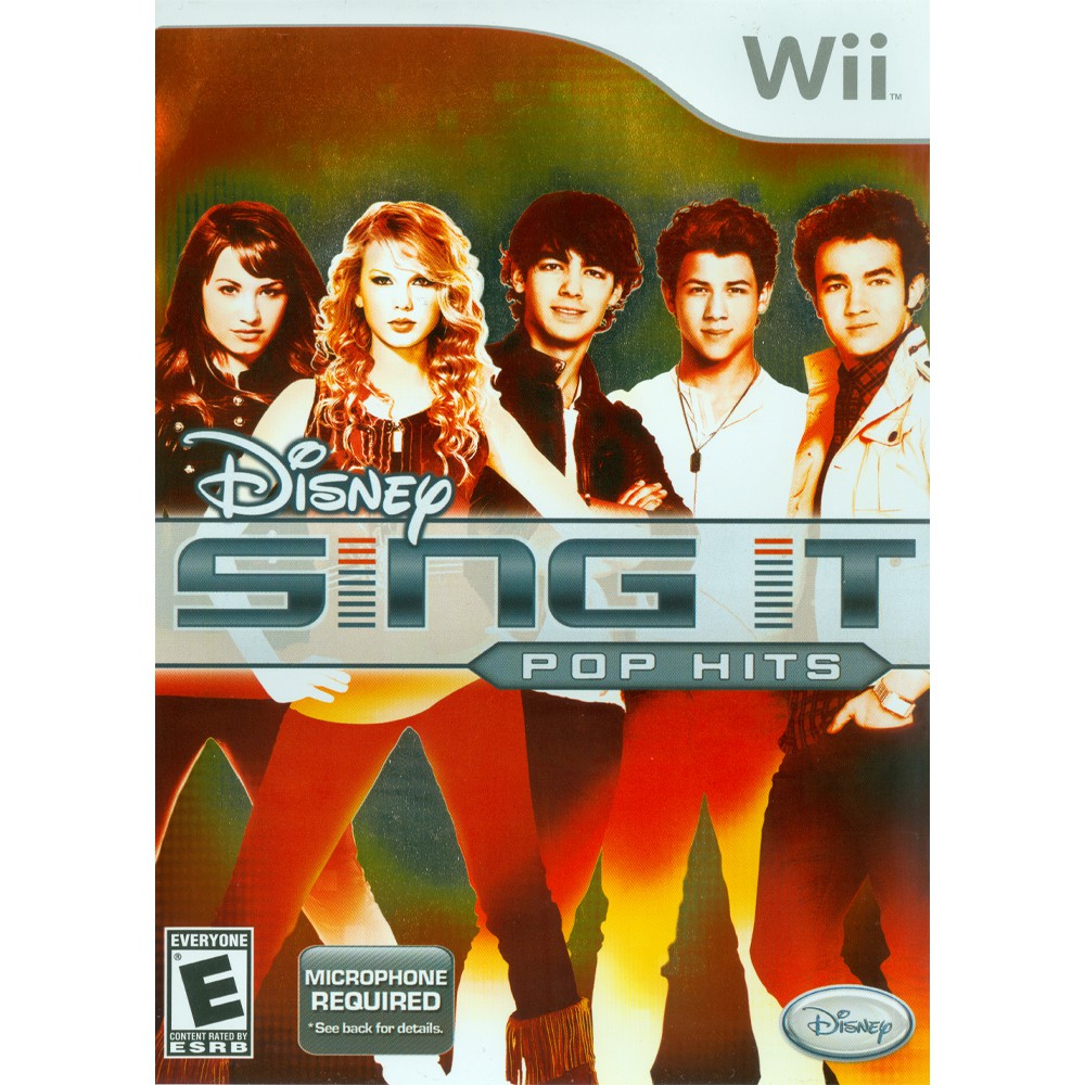WII Game Disney Sing It Pop Hits Gold DVD Disc (Mod) Shopee Malaysia