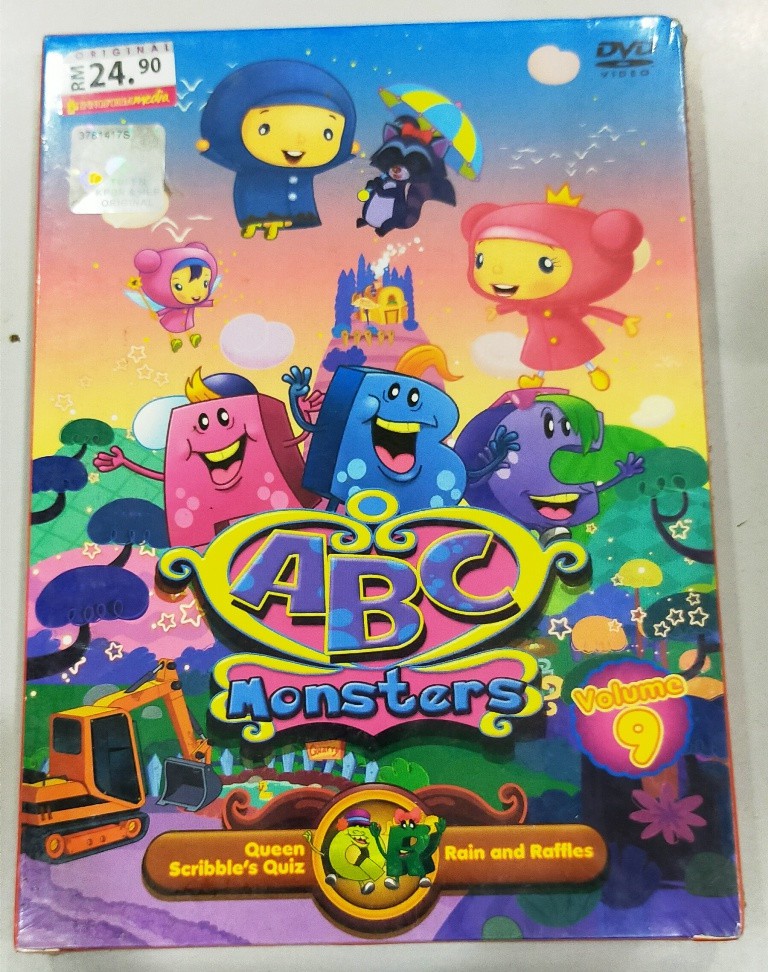 ABC Monsters Volume 9 DVD Preschool Edutainment Animated TV Series Age ...