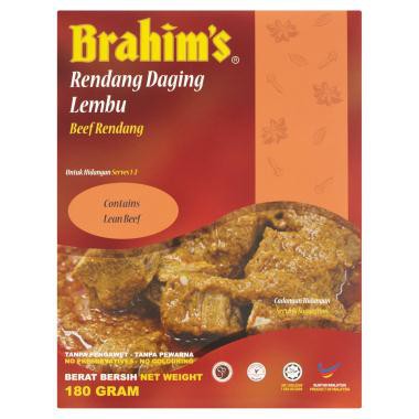 BRAHIM'S BEEF RENDANG (Daging Rendang) 180G | Shopee Malaysia