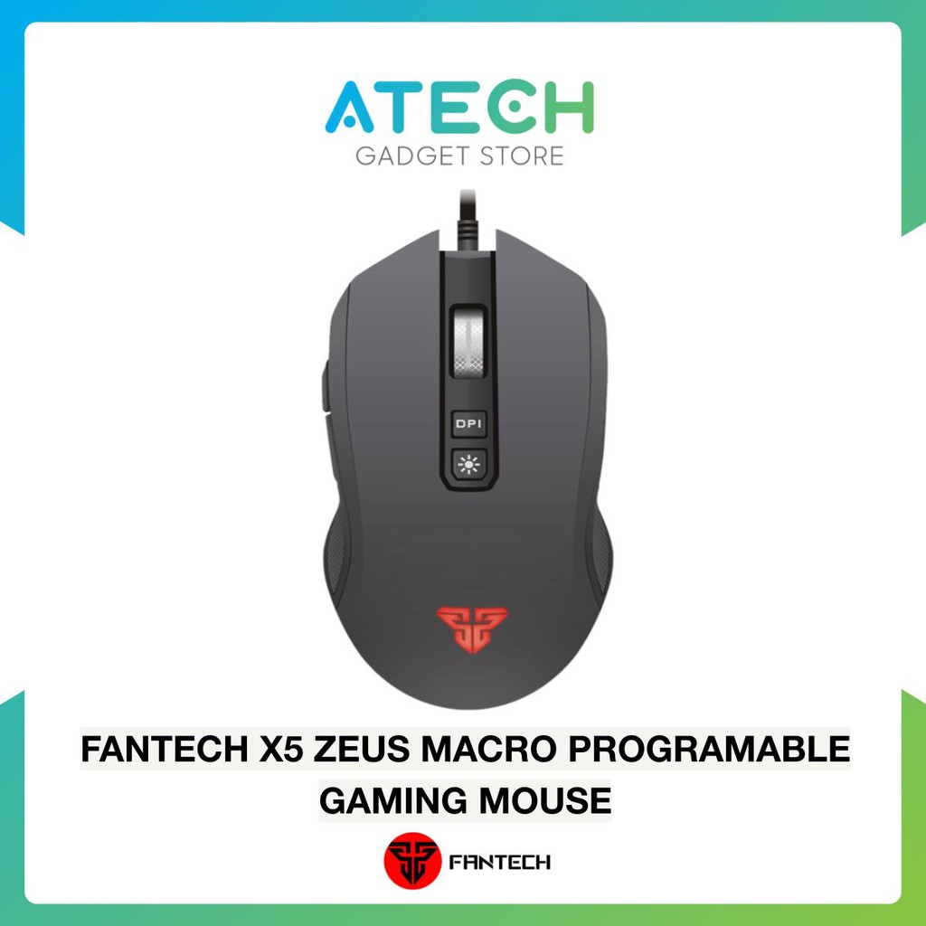 Fantech X5 Zeus Macro Programmable Gaming Mouse Shopee Malaysia