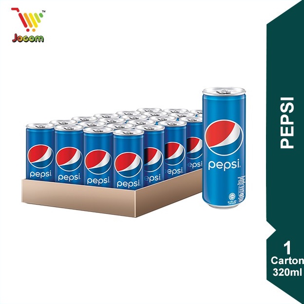 Pepsi Cola 1 Carton (24 X 320ml) [KL & Selangor Delivery Only] | Shopee ...