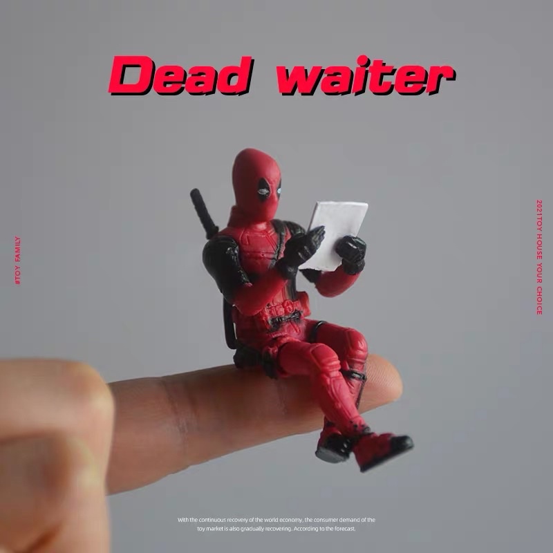 Miniatura Deadpool In Resina – Gioco Da Tavolo Unmatched, Colore Grigio, Prodotta In Spagna