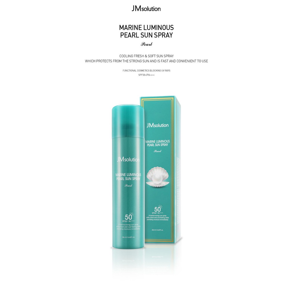 韩国JMsolution 海洋珍珠防晒喷雾SPF50+/PA++++ Marine Luminous Pearl Sun Spray ...