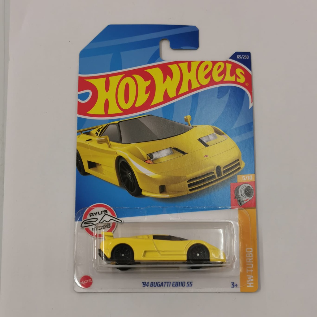 Hot Wheels 1994 Bugatti EB110 SS-Yellow Con Interior Negro-HW Turbo Tarjeta Corta-Difícil De Encontrar Coleccionista Modelo Miniatura 1/64 - México