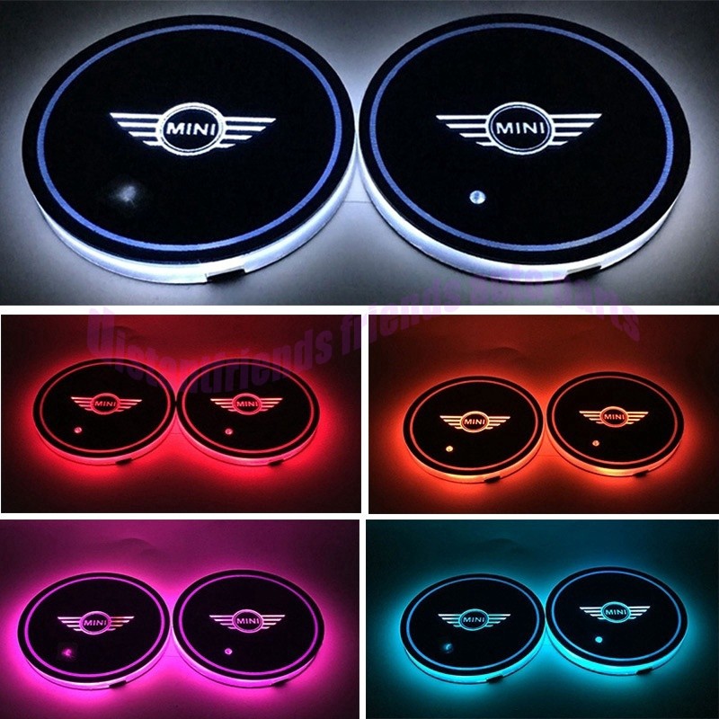 Mini cooper deals led cup holder