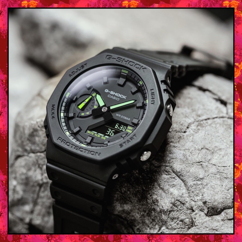 JAM TANGAN TMJ FULL BLACK - JAM TMJ ALL BLACK GREEN | Shopee Malaysia