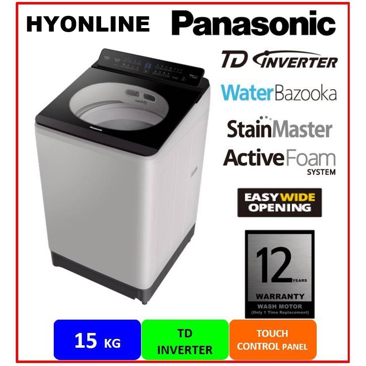 panasonic 15kg washing machine