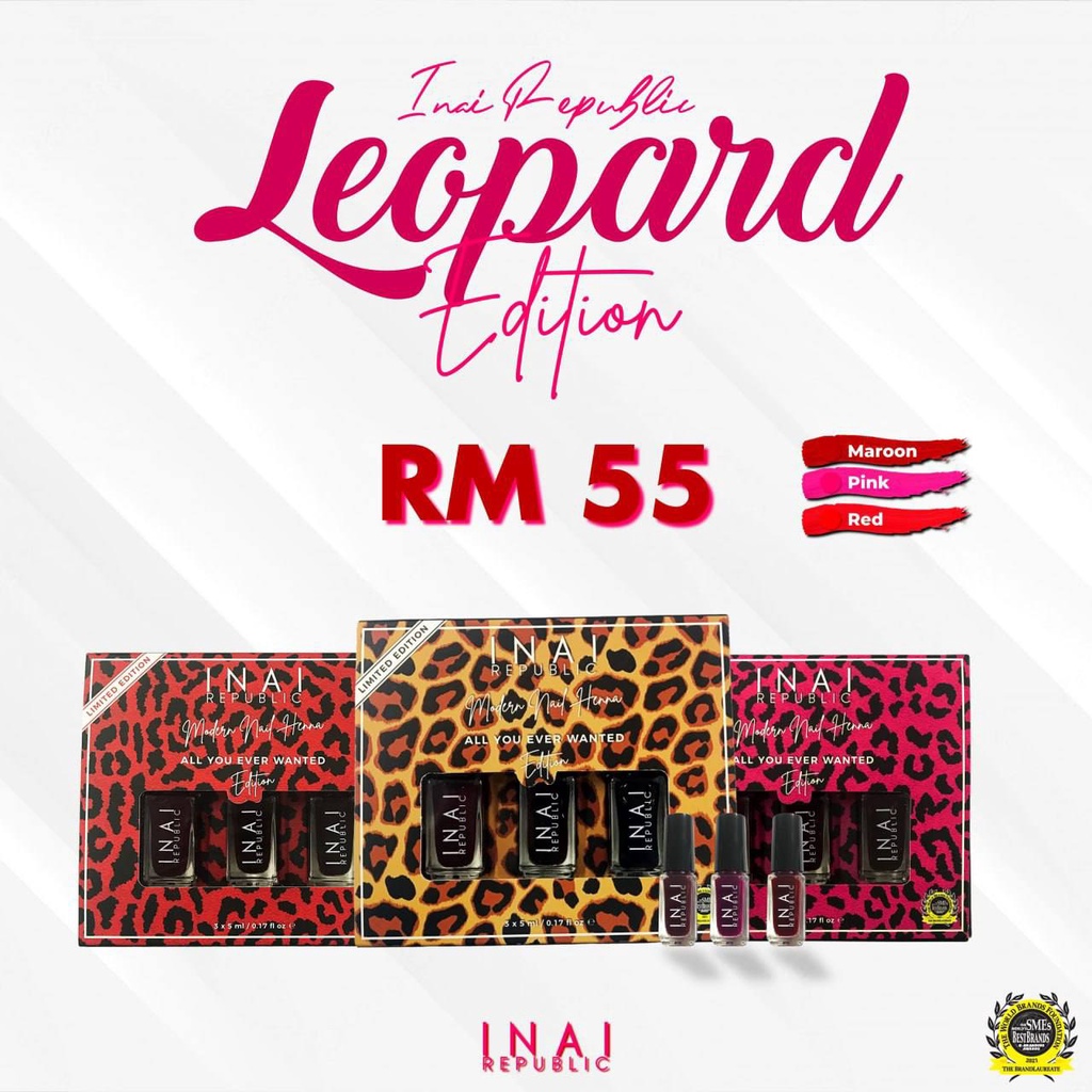 Inai Republic Leopard Edition Shopee Malaysia