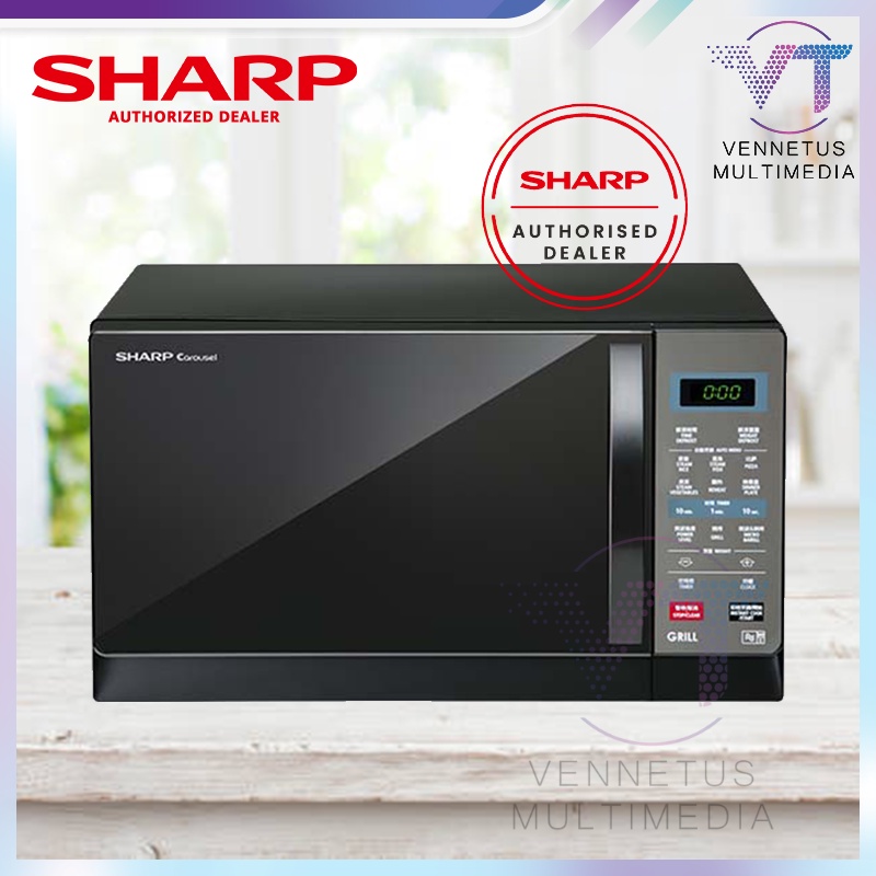 Sharp Microwave oven with Grill Digital (25L) R607EK Shopee Malaysia