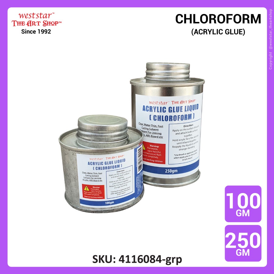 [Weststar TAS] Weststar Acrylic Glue For Acrylic Sheet, Chloroform