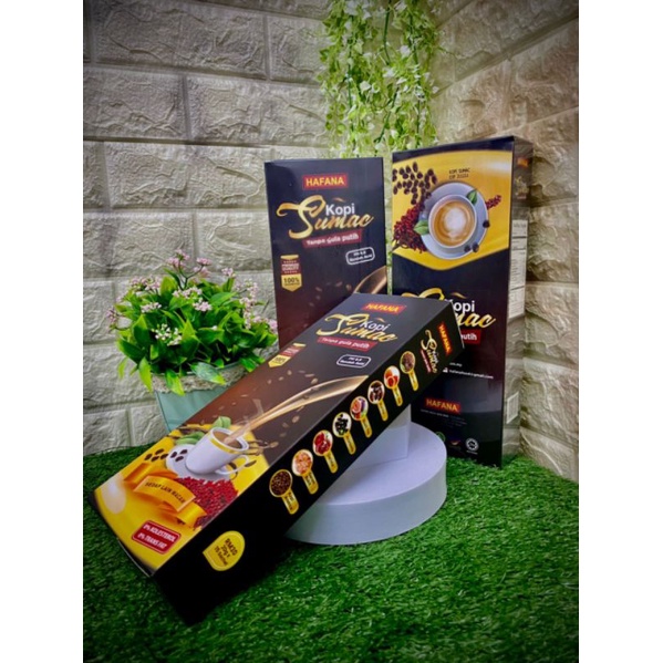 KOPI SUMAC HAFANA Promosi Beli 4 Kotak RM110. Kopi Tanpa Gula Putih
