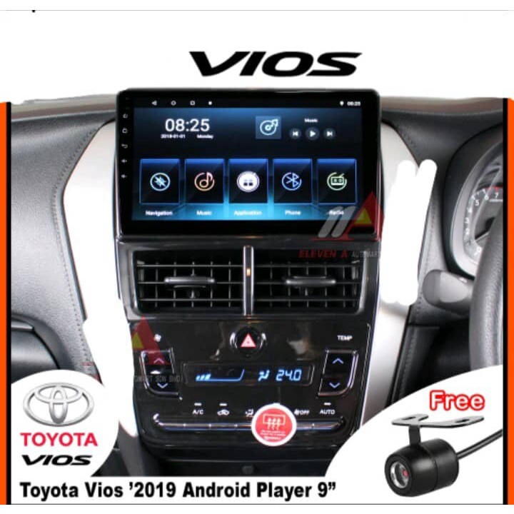 Toyota Vios Old And New Android Player + Casing + Foc Reverse Camera ...