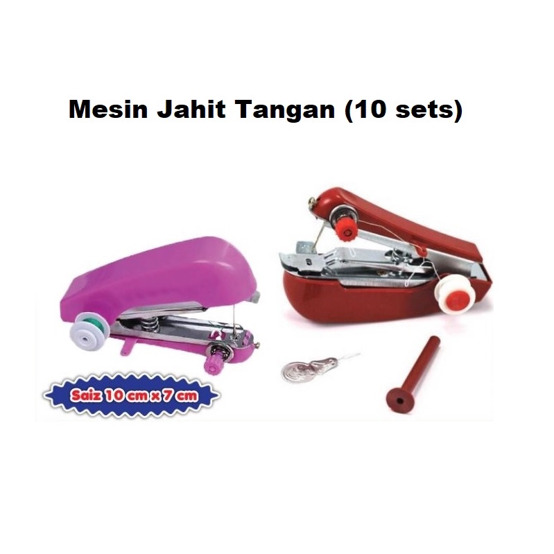 Mesin Jahit Tangan 10 Sets Alat Jahitan Rbt Kssr Semakan Shopee