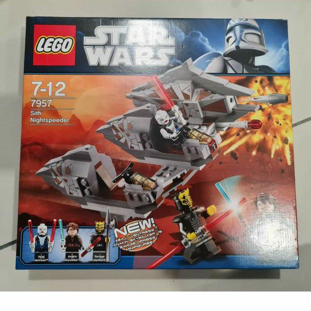 LEGO 7957 STAR WARS - Sith Nightspeeder (NEW) | Shopee Malaysia