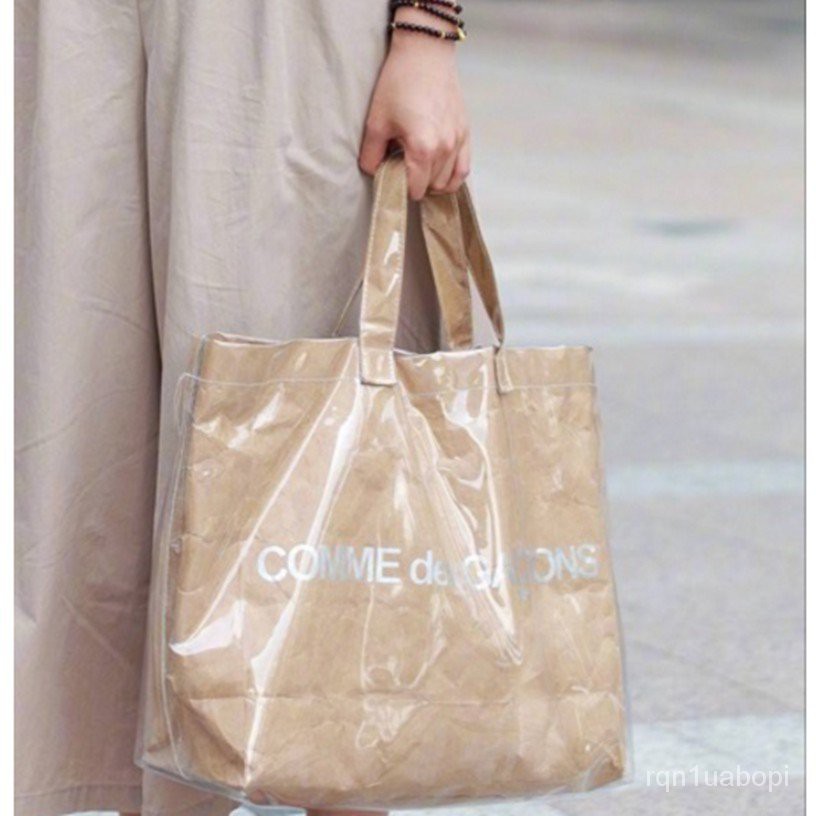 Cdg shop paper tote