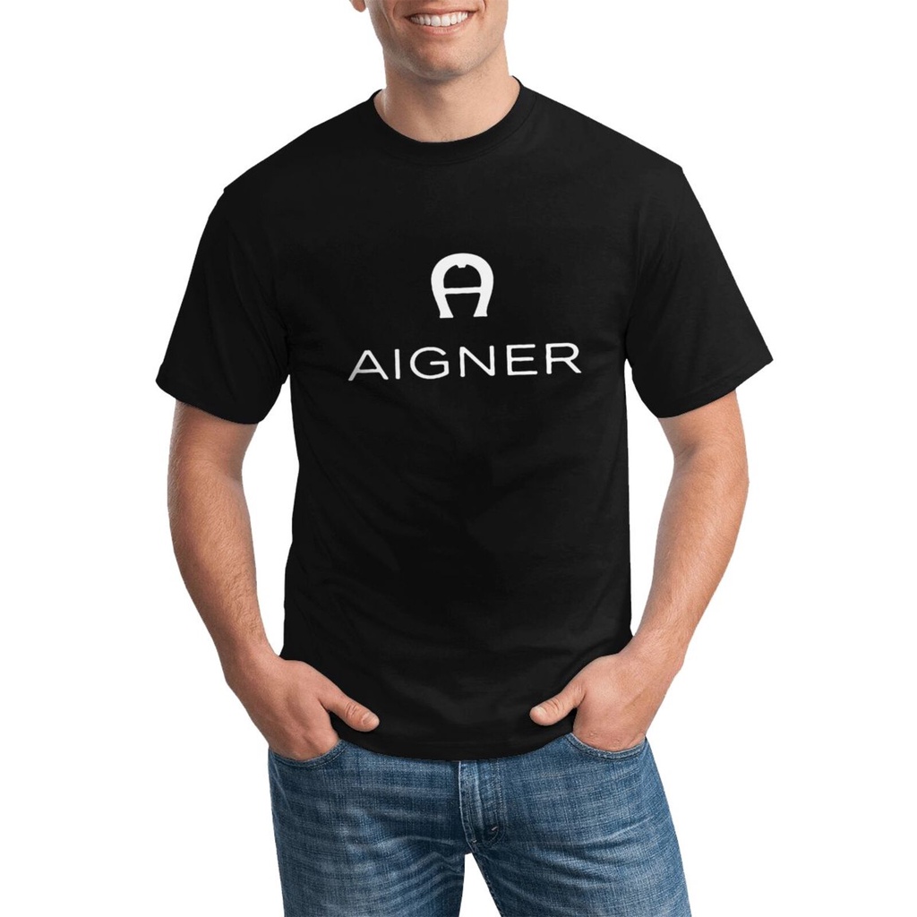 Fast Selling Men's New Aigner Logo TShirt Tops Women's Clothing Cool