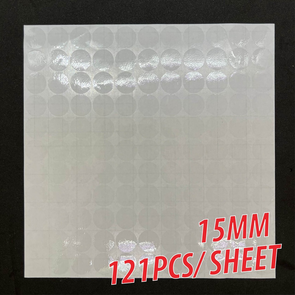 Clear Sealing Sticker | Transparent Round | Stiker Bulat | 透明封口贴 |15/25 ...