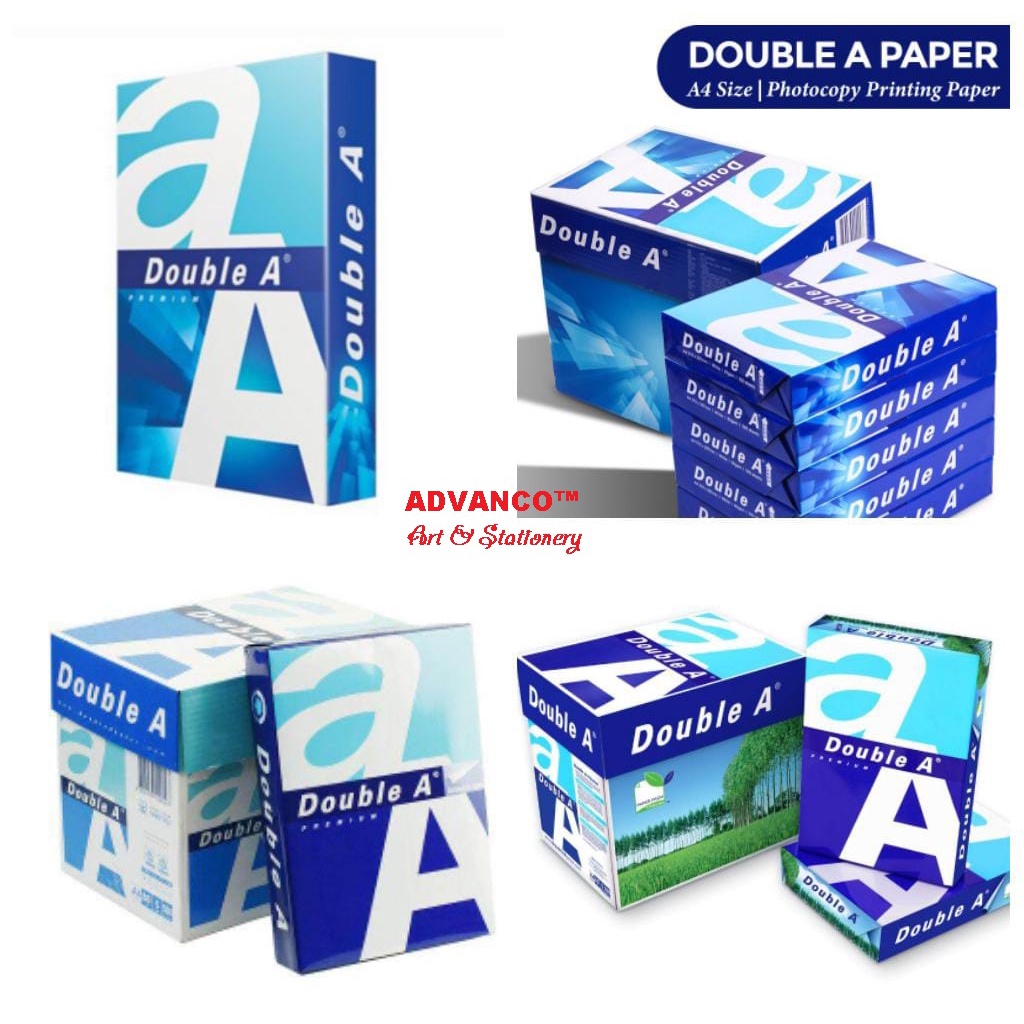 DOUBLE A PAPER (AVAILABLE IN A4 A3 / 70GSM 80GSM) READY STOCK