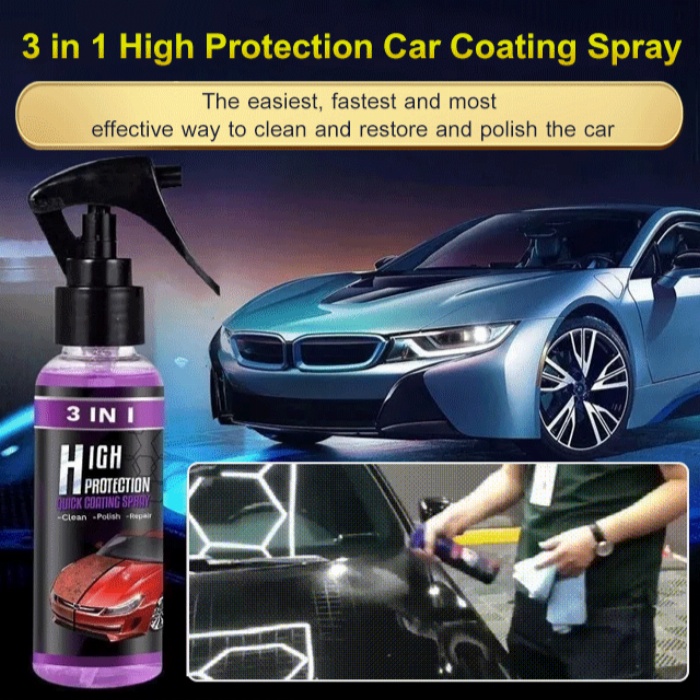 High Protection Quick Coating Spray 3 In 1 Car Paint Repair 500g