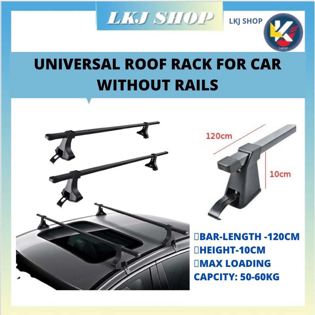 UNIVERSAL ROOF BAR RACK CARRIER ACCESSORIES WITHOUT RAILS FOR UNIVERSAL ...