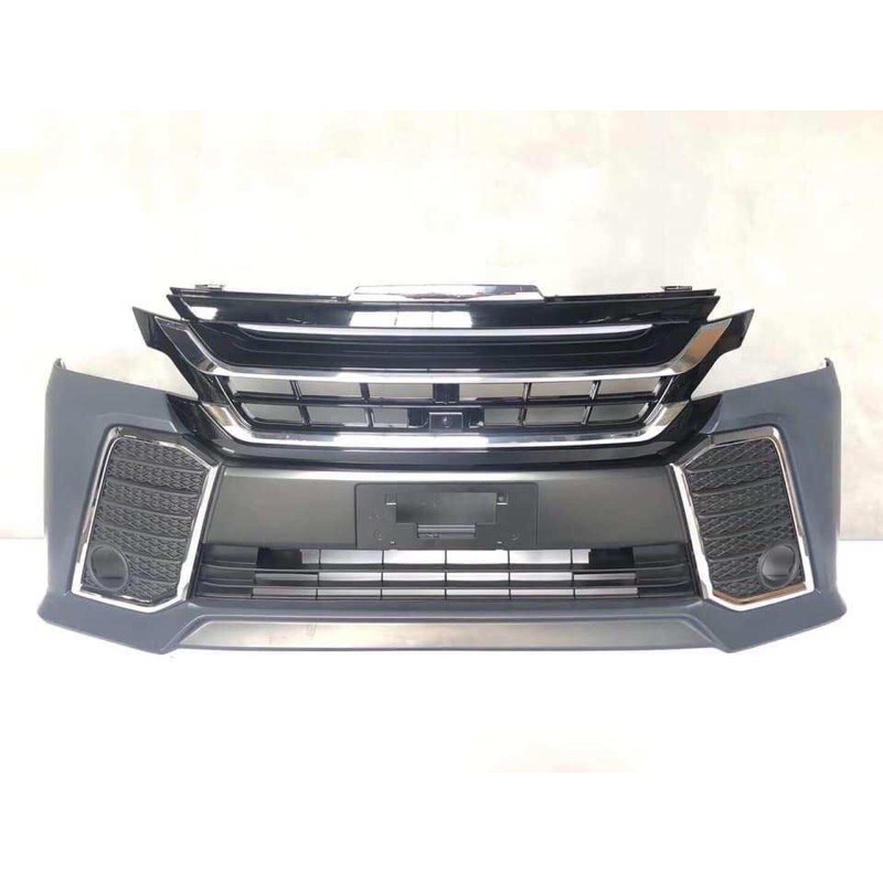 TOYOTA VELLFIRE 20 CONVER 30 FRONT BUMPER 2015 WITH MODELLISTA FRONT ...