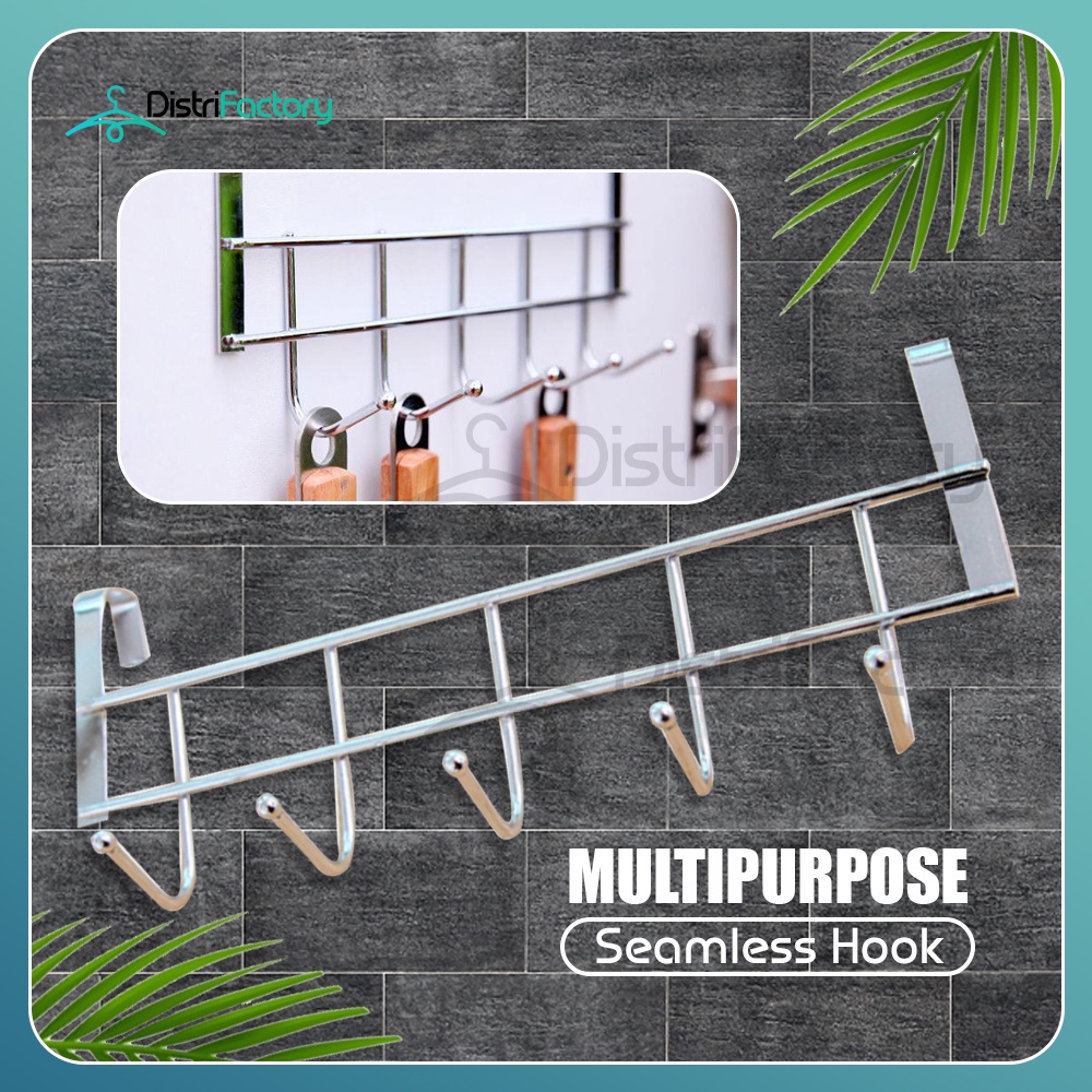 Multipurpose High Quality Stainless Steel 5 Hook Organizer Cabinet Coat ...
