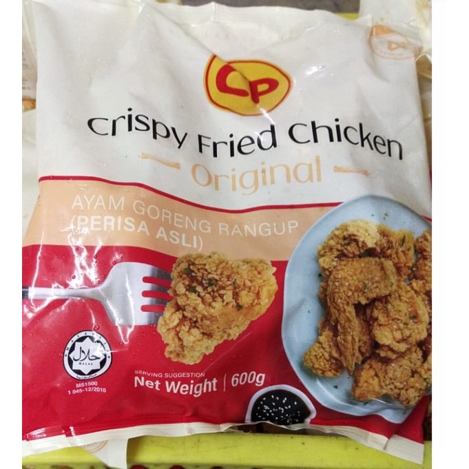 CP Premium Crispy Fried Chicken 600g Frozen Original Hot & Spicy Hot and spicy Hot n Spicy Ayam Gore