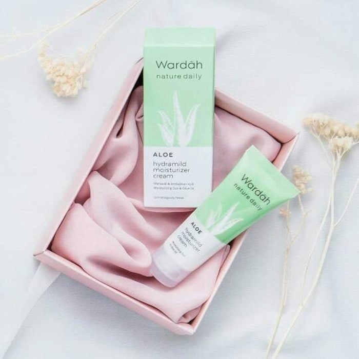 Wardah Nature Daily Aloe Hydramild Moisturizer Cream ORIGINAL Aloe Vera