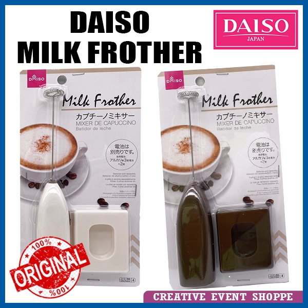 DAISO Milk Frother Hand Mixer Pembuih Susu Shopee Malaysia