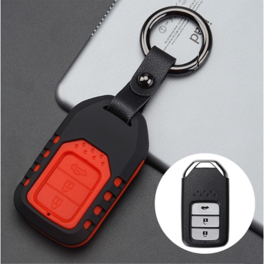 Honda City / Accord / CRV Keyless Remote Smooth Hard Case + Silicone ...