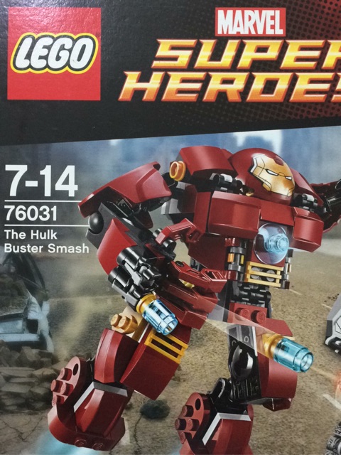 The hulk buster smash lego clearance
