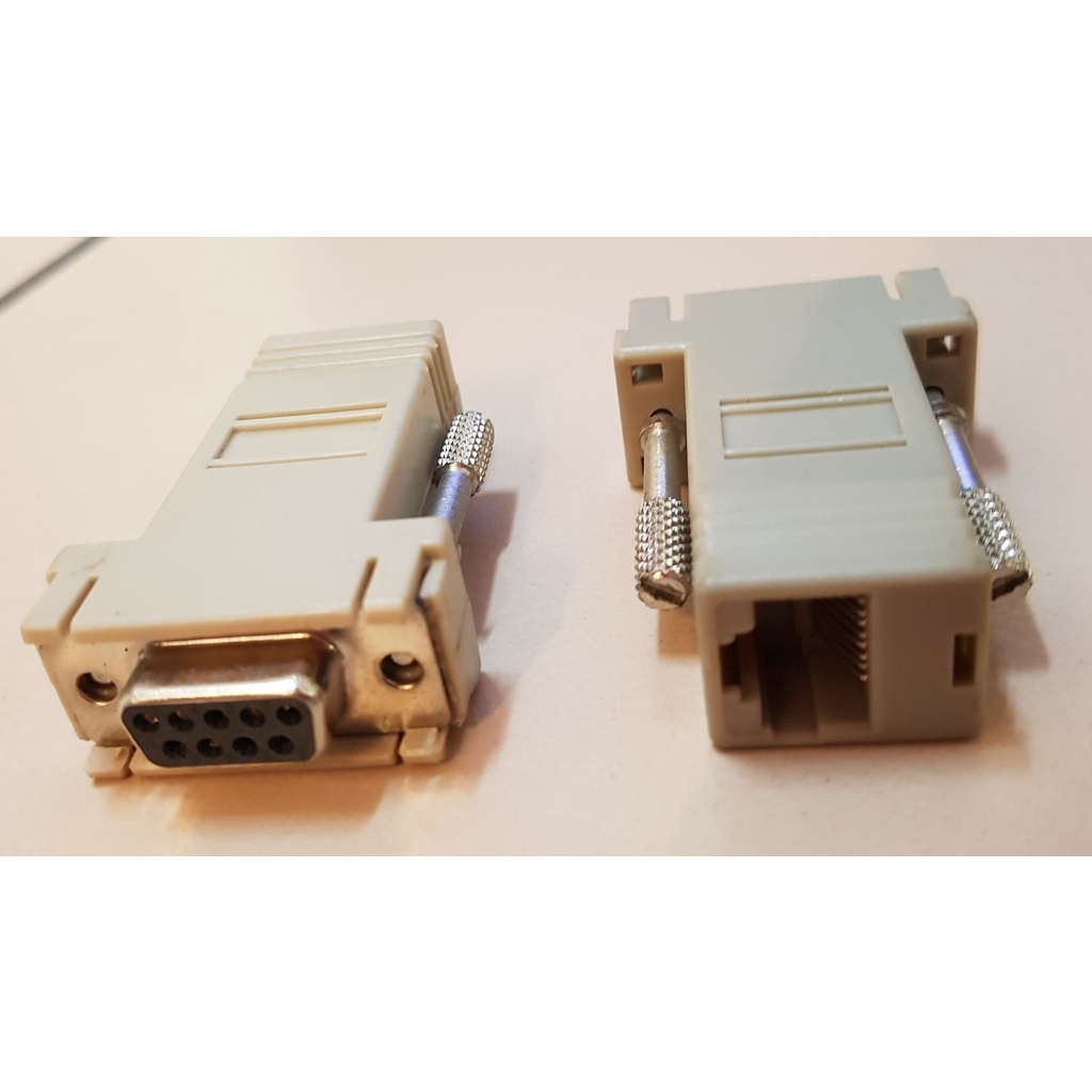 CONVERTOR (RJ45 to SERIAL 9 PINS - FEMALE) | Shopee Malaysia