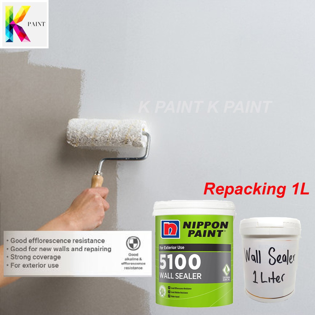 Nippon Paint 5100 Wall Sealer Self Packed / Cat undercoat Dinding Rumah
