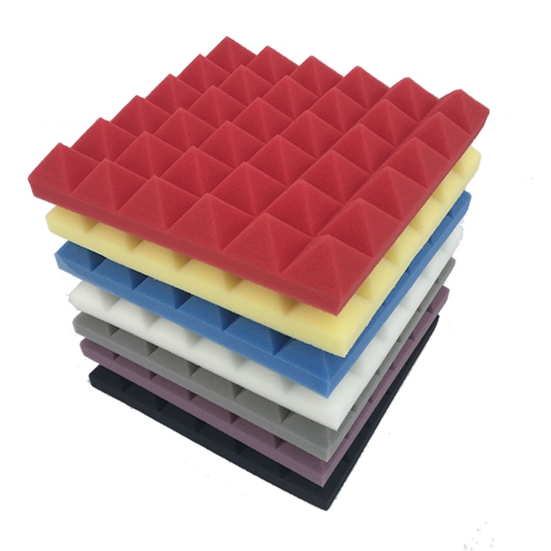 6/12 Pieces Various Size Studio Soundproof Foam Board Soundproofing Treatment KTV Room Wall
