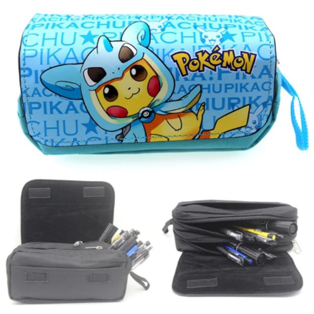 POKEMON Pencil Box Pokemon Pencil Case Kotak Pencil Pokemon | Shopee ...