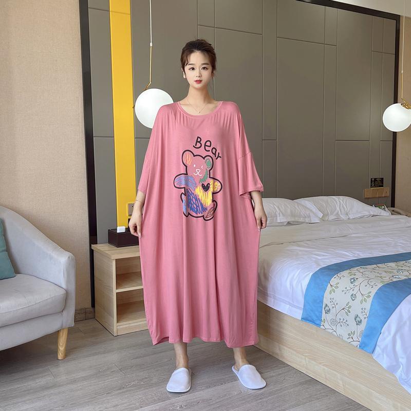 【plus Size】150kg Could Wear Oversize Women Maxi Long Plus Size Night