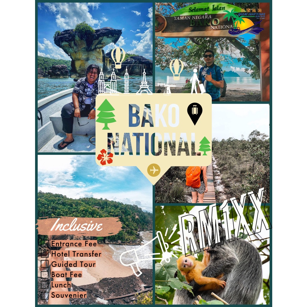 Bako National Park Day Trip (16 Jungle Hiking Trails, Waterfalls, Boat ...