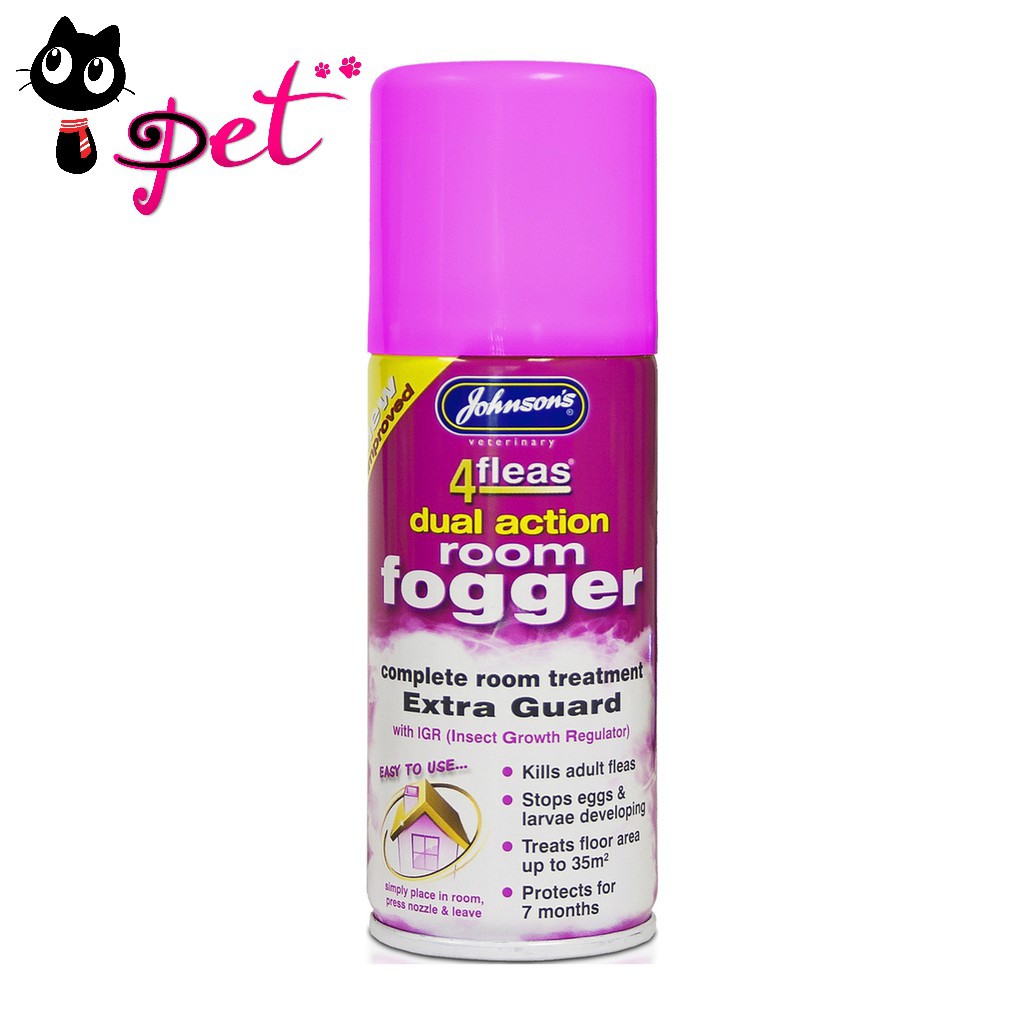 Johnsons 4 Flea Room Fogger Spray Flea Killer Anti Flea Shopee Malaysia