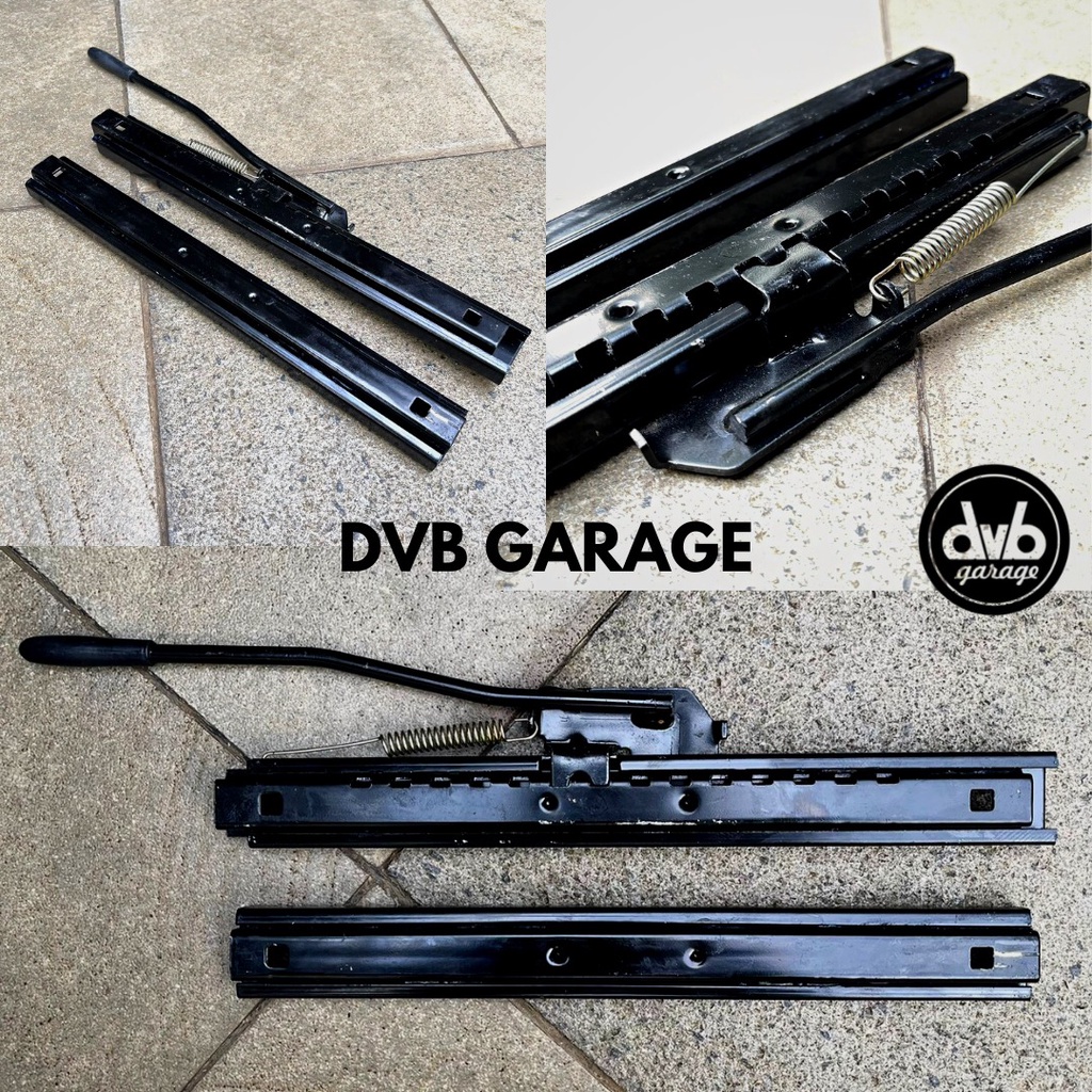 Premium UNIVERSAL RACING Seat Rail - SLIDING Iron Pull SLIDE RAILING ...