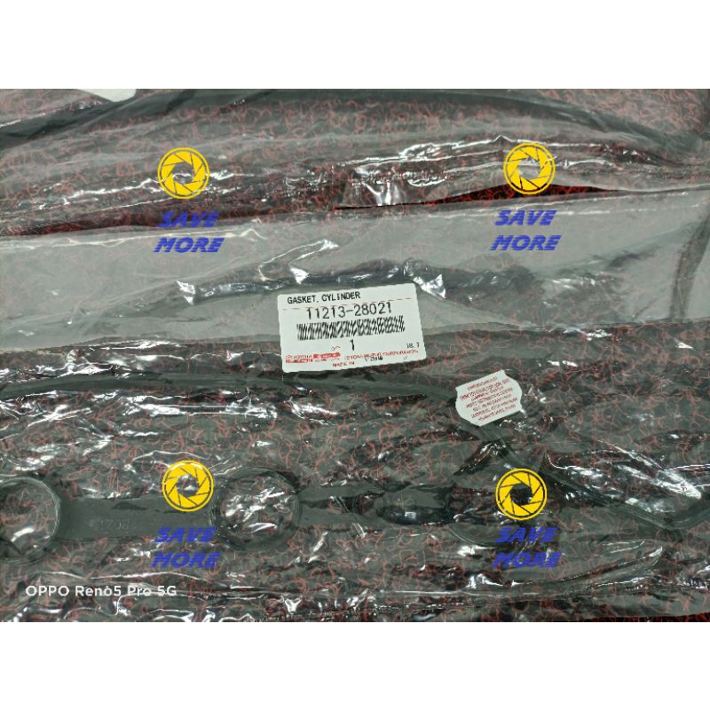 TOYOTA GENUINE CAMRY ACV30, 40, 50, ESTIMA VALVE COVER GASKET (11213 ...